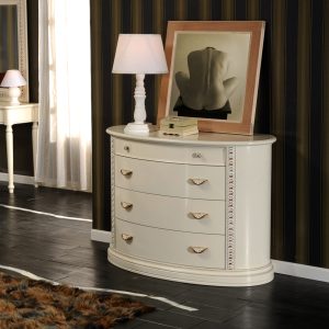 Comoda cu 4 sertare Camelia crem